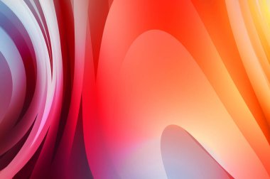 Renkli gradyan ile soyut arkaplan. Çizgili çizgili canlı duvar kâğıdı. Modern hareketin akışkan 2d çizimi.