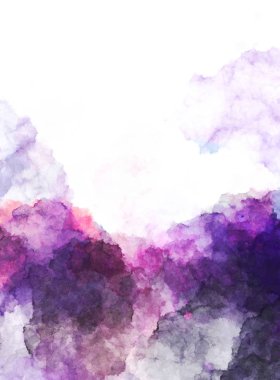 Suluboya arka planda lekeler ve lekelerle boyanmış. Fırça darbesi ile boyanmış. 2d Görüntü.