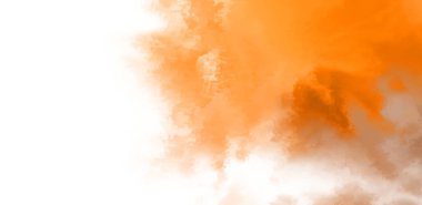 Beyaz arkaplanda soyut renkli suluboya. Dijital resim.