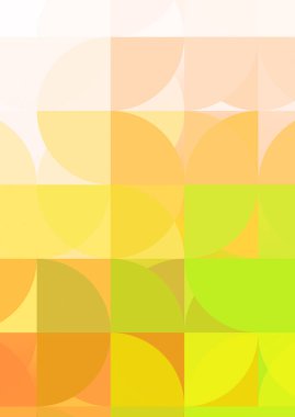 Dairesel şekillerin katmanları renkli ve canlı bir tasarım yaratıyor. Dairelerin sayısal çizimi. Gelecekçi tasarım şablonu.