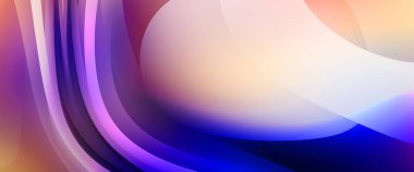 Renkli gradyan ile soyut arkaplan. Çizgili çizgili canlı duvar kâğıdı. Modern hareketin akışkan 2d çizimi.