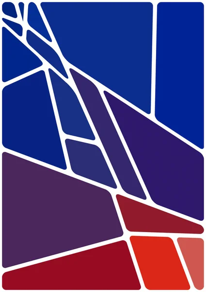 Färgglad Illustration Med Tomt Vitt Utrymme Abstrakt Geometriskt Mönster Mosaik — Stockfoto