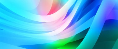 Renkli gradyan ile soyut arkaplan. Çizgili çizgili canlı duvar kâğıdı. Modern hareketin akışkan 2d çizimi.