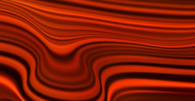 Kavisli çizgileri olan soyut bir arkaplan. Soyut ve gradyan renkte renkli çizimler. Çizgili desenli canlı dalga deseni.