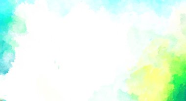 Suluboya arka planda lekeler ve lekelerle boyanmış. Fırça darbesi ile boyanmış. 2d Görüntü.