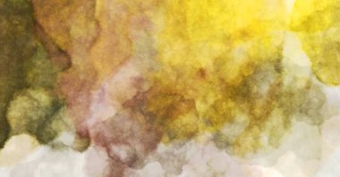 Suluboya arka planda lekeler ve lekelerle boyanmış. Fırça darbesi ile boyanmış. 2d Görüntü.