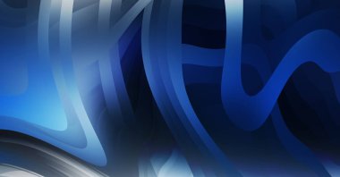 Dinamik trend basit akışkan renk gradyan soyut serin arka plan ve üst üste çizgi etkileri. Duvar kağıdı, afiş, arkaplan, kart, kitap, broşür, web sitesi. 2d illüstrasyon