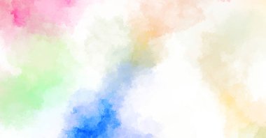 Suluboya arka planda lekeler ve lekelerle boyanmış. Fırça darbesi ile boyanmış. 2d Görüntü.