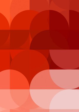 Dairesel şekillerin katmanları renkli ve canlı bir tasarım yaratıyor. Dairelerin sayısal çizimi. Gelecekçi tasarım şablonu.