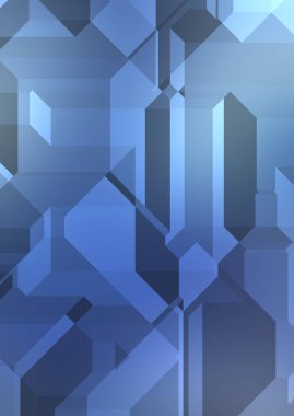 Çokgen arka plan. Geometrik tasarımlı renkli duvar kağıtları. Dijital 3d illüstrasyon.