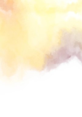 Beyaz arkaplanda soyut renkli suluboya. Dijital resim.