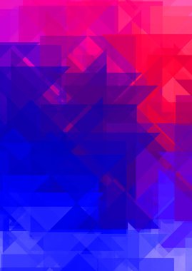 Üçgen arka planda üst üste dizayn ediliyor. Soyut geometrik duvar kağıdı. Geometrik renkli üçgen şekiller.