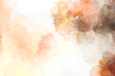 Suluboya arka planda lekeler ve lekelerle boyanmış. Fırça darbesi ile boyanmış. 2d Görüntü.