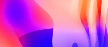 Renkli gradyan ile soyut arkaplan. Çizgili çizgili canlı duvar kâğıdı. Modern hareketin akışkan 2d çizimi.