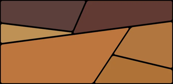Siyah Boşluklu Renkli Bir Çizim Soyut Geometrik Desen Mozaik Arka — Stok fotoğraf