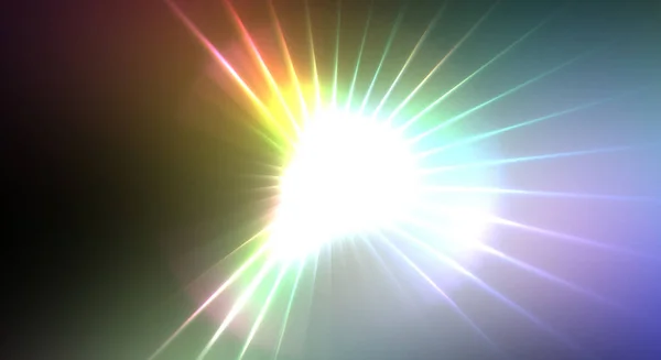 Dynamische Bewegende Lichtuitbarsting Prachtige Stralende Achtergrond Van Kleurrijke Lichten Levendige — Stockfoto