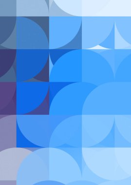 Dairesel şekillerin katmanları renkli ve canlı bir tasarım yaratıyor. Dairelerin sayısal çizimi. Gelecekçi tasarım şablonu.