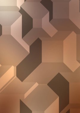 Çokgen arka plan. Geometrik tasarımlı renkli duvar kağıtları. Dijital 3d illüstrasyon.