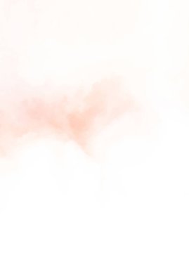 Beyaz arkaplanda soyut renkli suluboya. Dijital resim.