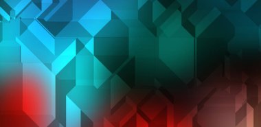 Çokgen arka plan. Geometrik tasarımlı renkli duvar kağıtları. Dijital 3d illüstrasyon.