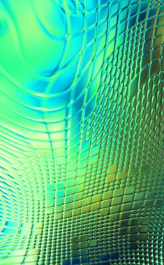 Soyut arkaplan. Renkli dalgalı tasarım duvar kağıdı. yaratıcı grafik 2D çizim. Dinamik şekilli modaya uygun sıvı örtüsü.