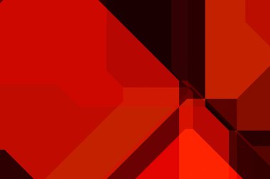 Renkli ve canlı geometrik şekiller katmanları var. Bir teknoloji planının dijital illüstrasyonu. Gelecekçi tasarım şablonu.