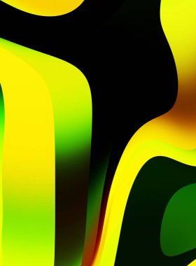 sıvı soyut arkaplan ve renkli gradyan. Modern hareketin 2d illüstrasyonu.