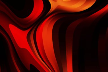 sıvı soyut arkaplan ve renkli gradyan. Modern hareketin 2d illüstrasyonu.