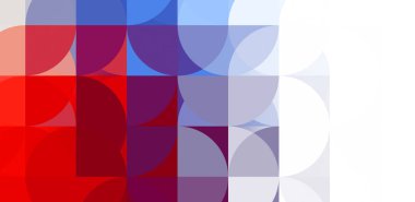 Dairesel şekillerin katmanları renkli ve canlı bir tasarım yaratıyor. Dairelerin sayısal çizimi. Gelecekçi tasarım şablonu.