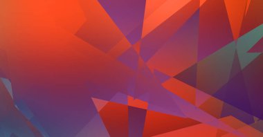 Geometrik şekilli tasarım çizimi. Üçgen şekilli soyut bir arkaplan. Renkli grafik duvar kağıdı.