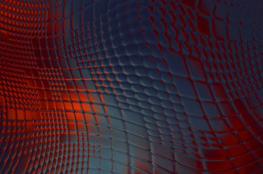 Soyut arkaplan. Renkli dalgalı tasarım duvar kağıdı. yaratıcı grafik 2D çizim. Dinamik şekilli modaya uygun sıvı örtüsü.