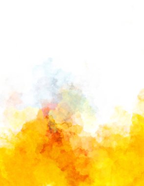 Suluboya arka planda lekeler ve lekelerle boyanmış. Fırça darbesi ile boyanmış. 2d Görüntü.