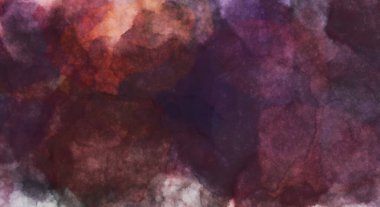 Suluboya arka planda lekeler ve lekelerle boyanmış. Fırça darbesi ile boyanmış. 2d Görüntü.