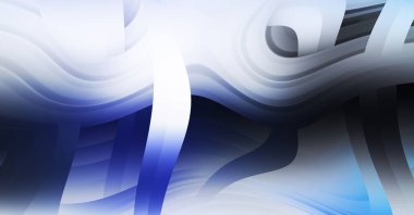 Dinamik trend basit akışkan renk gradyan soyut serin arka plan ve üst üste çizgi etkileri. Duvar kağıdı, afiş, arkaplan, kart, kitap, broşür, web sitesi. 2d illüstrasyon