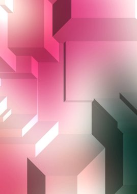 Çokgen arka plan. Geometrik tasarımlı renkli duvar kağıtları. Dijital 3d illüstrasyon.