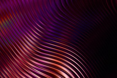 Soyut arkaplan. Renkli dalgalı tasarım duvar kâğıdı. Grafik illüstrasyon.