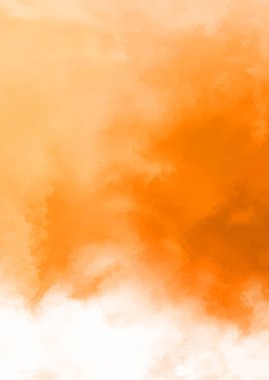 Beyaz arkaplanda soyut renkli suluboya. Dijital resim.