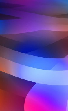 Renkli gradyan ile soyut arkaplan. Çizgili çizgili canlı duvar kâğıdı. Modern hareketin akışkan 2d çizimi.