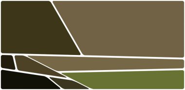 Beyaz boşluğu olan renkli bir çizim. Soyut geometrik desen. Mozaik arka plan. Geometrik çok renkli şekiller.