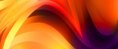 Renkli gradyan ile soyut arkaplan. Çizgili çizgili canlı duvar kâğıdı. Modern hareketin akışkan 2d çizimi.