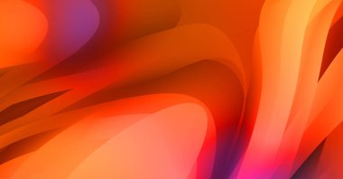 Renkli gradyan ile soyut arkaplan. Çizgili çizgili canlı duvar kâğıdı. Modern hareketin akışkan 2d çizimi.