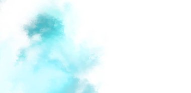 Beyaz arkaplanda soyut renkli suluboya. Dijital resim.