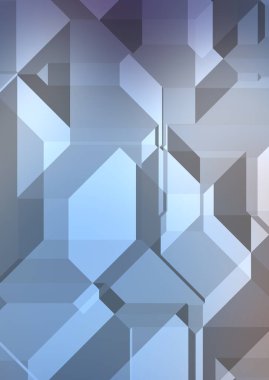 Çokgen arka plan. Geometrik tasarımlı renkli duvar kağıtları. Dijital 3d illüstrasyon.