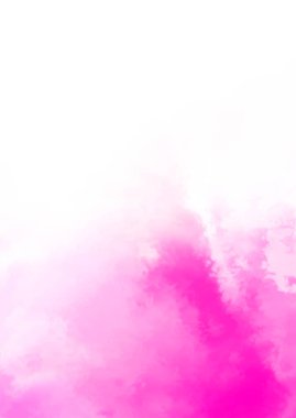 Beyaz arkaplanda soyut renkli suluboya. Dijital resim.