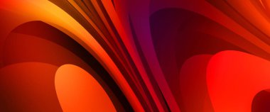 Renkli gradyan ile soyut arkaplan. Çizgili çizgili canlı duvar kâğıdı. Modern hareketin akışkan 2d çizimi.