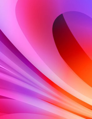 Renkli gradyan ile soyut arkaplan. Çizgili çizgili canlı duvar kâğıdı. Modern hareketin akışkan 2d çizimi.