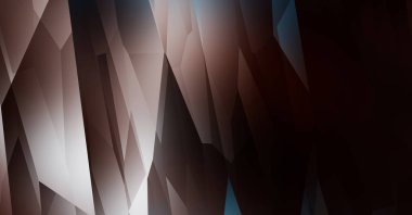 Soyut arkaplan. Üçgen 3d illüstrasyon çokgen sanat modeli tarzı. Geleceğin grafik geometrik tasarımı. Geometri dokusu fütürist dekorasyon. Moda ve canlı modern şablon