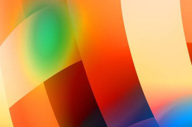 Renkli gradyan ile soyut arkaplan. Çizgili çizgili canlı duvar kâğıdı. Modern hareketin akışkan 2d çizimi.