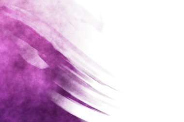 Beyaz arkaplanda soyut renkli suluboya. Dijital resim.