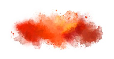 Suluboya arka planda lekeler ve lekelerle boyanmış. Fırça darbesi ile boyanmış. 2d Görüntü.